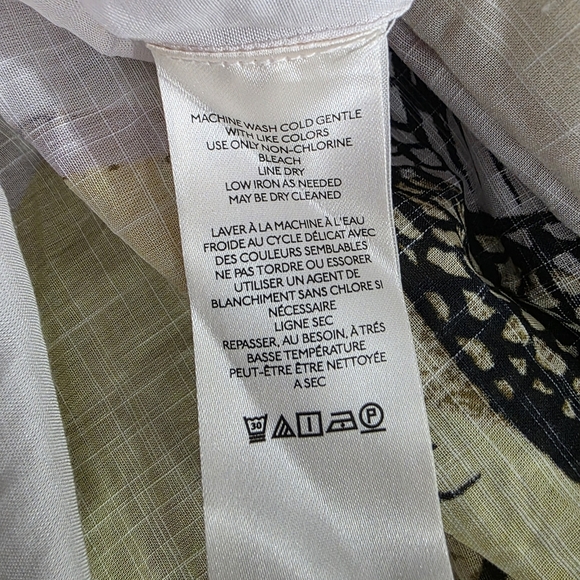 Anthropologie Maeve Pia Binazzi Tiered Off The Shoulder Dress in Novelty Size XL - Picture 14 of 14